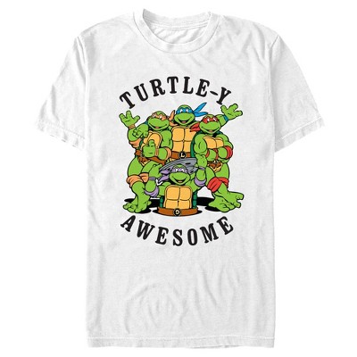 Teenage Mutant Ninja Turtles 'Group (White)' T-Shirt Mens Fashion