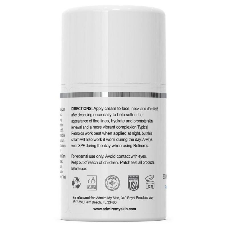 Admire My Skin Potent Retinoid Cream - This Anti Aging Anti Acne Retinol Cream Moisturizer Helps to Clear Skin And Eliminate Wrinkles, 1.52 oz, 3 of 5
