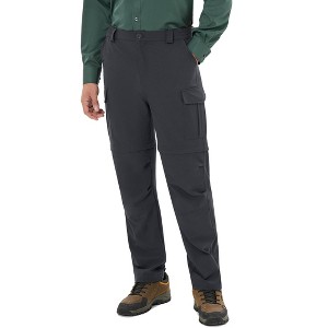 Men's Convertible Hiking Pants Zip Off Cargo to Shorts for Outdoor Travel - 1 of 4