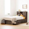 HomeStock Kids Bedroom Bed, Twin, Brown - 3 of 4