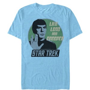 Men's Star Trek: The Original Series Spock Live & Prosper Circle T-Shirt - 1 of 3