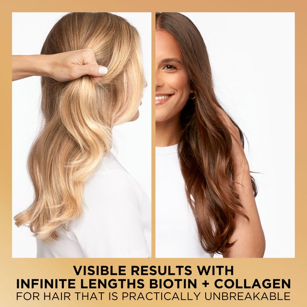 Pantene Pro-V Miracles Infinite Lengths Biotina + Colágeno Champú Sin Sulfatos - 13.5 fl oz: Crecimiento Capilar, Limpieza Básica, Fortalecimiento 5