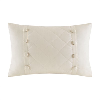 Breanna Ivory Cotton Reversible Full/Queen Quilt Set