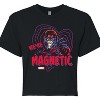 Women's - Marvel - X-Men Valentine Were Magnetic Cropped Graphic T-Shirt - 2 of 4
