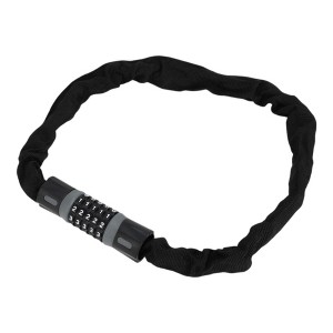 Unique Bargains Security Chain Combination Padlock Resettable 5 Digit Bike Lock Black Gray 35.43" - 1 of 4