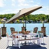 9' Aluminum Outdoor Patio Umbrella with Carry Bag - Wellfor - 4 of 4