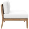 Modway Clearwater Outdoor Patio Teak Wood Armless Chair - 2 of 4