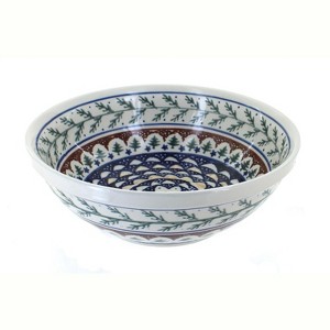 Blue Rose Polish Pottery 851 Zaklady Large Serving Bowl - 1 of 1