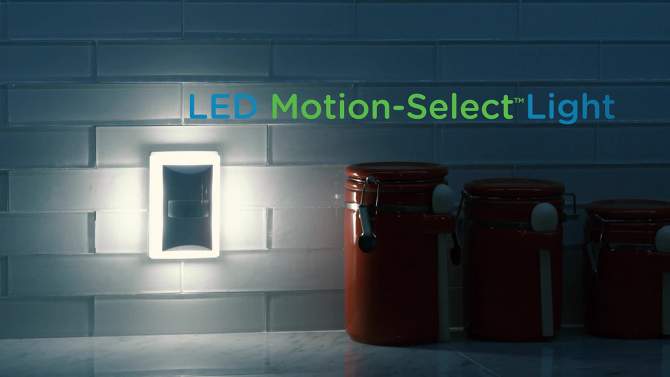 GE MotionSelect Plugin LED Night Light, 2 of 8, play video