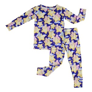 Birdie Bean Care Bears Baby™ Blue Stars 2-Piece Pajamas - 1 of 4