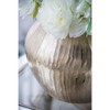NicBex Aluminum/Ceramic Chisel Flower Vase, Muilt Sizes Short Round Metallic Decorative Vase for Tabletop, Living Room - 4 of 4