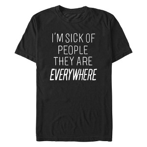 Men's Lost Gods Sick of People T-Shirt - 1 of 4
