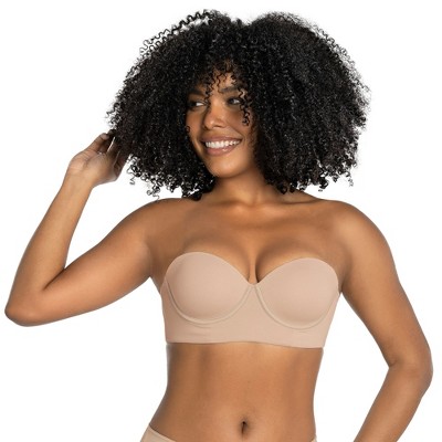 LeSensuel Stay-Put Convertible Bra Unpadded Strapless Bra -