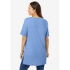 Woman Within Plus Size Perfect Short-Sleeve Boatneck Tunic - 3 of 4