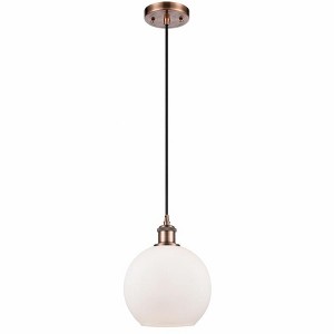 Athens - 1 Light Mini Pendant In Industrial Style-10 Inches Tall and 8 Inches Wide - 1 of 1
