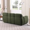 65"Cloud Couches,Lounge Sofa,Boucle Sofa With Square Arms,Loveseat Sofa,Marshmallow Sofa With Wooden Frame,Soft Sofa Furniture-Cuddlewood - 3 of 4