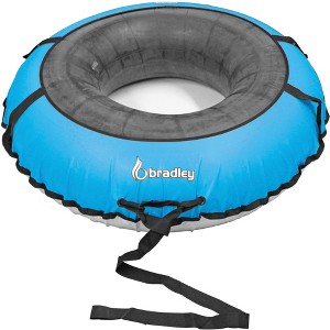 Bradley Colossal 60" Snow Tube with Slick, Heavy-Duty Bottom for Fast Sledding – Large Rubber Tube with Cover made in USA - 1 of 4