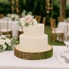 Wilson's Basswood Cake Stand or Centerpiece - 2" Thick x 14" dia. - 2 of 3