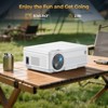 SUGIFT Portable 1080P HD Projector with 200” Display, Bluetooth Audio, Keystone Correction, and Wide Device Compatibility - 4 of 4