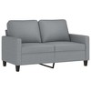 vidaXL 2-Seater Sofa Light Gray 47.2 in. Fabric - 2 of 4