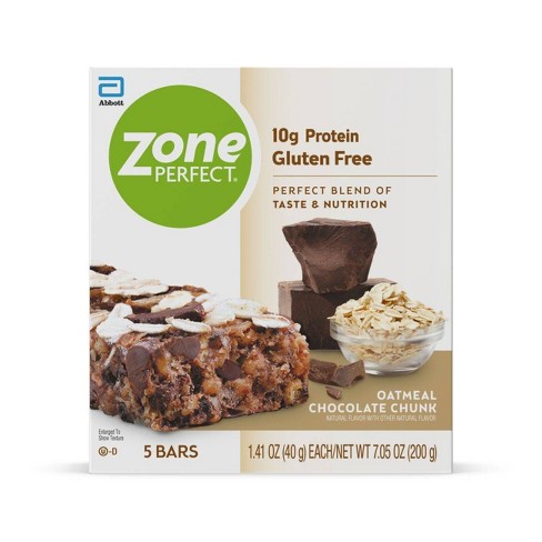 Zoneperfect Protein Bar Oatmeal Chocolate Chunk 5 Ct 7 05oz Target