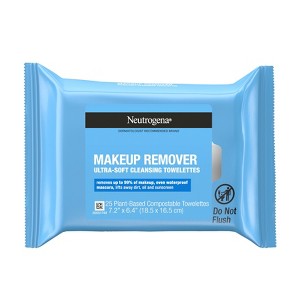 Neutrogena Facial Cleansing Makeup Remover Wipes - 1 of 4