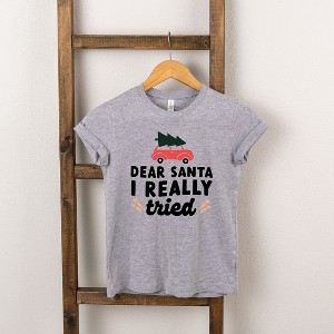 The Juniper Shop I Really Tried Car Toddler Short Sleeve Tee - 1 of 2