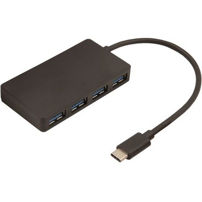 Urban Factory Hub USB Type C with 4 USB 3.0 Ports - USB - External - 4 USB Port(s) - 4 USB 3.0 Port(s) - Mac, PC