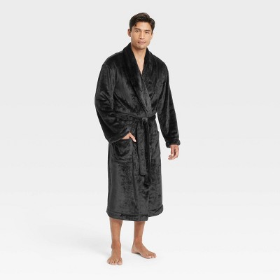 
Men's Plush Robe - Goodfellow & Co™ Black