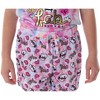 Peanuts Girls' Snoopy So Fab Tie Dye Pajamas Shirt And Shorts Pajama Set Tie-Dye - 3 of 4