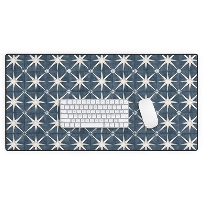 Emanuela Carratoni Moody Blue Garden Small Welcome Mat - Deny Designs :  Target