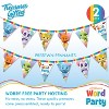 Treasures Gifted Word Party Birthday Banner Pennant - Word Party Birthday Supplies - 2 Pack - 3 of 4