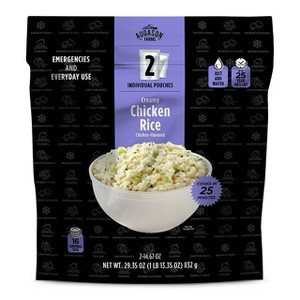 Augason Farms Cream Chicken Rice Pouch - 39.35oz - 1 of 4