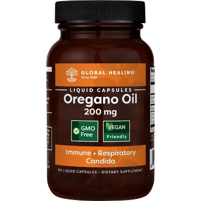 Global Healing Oregano Oil for Immune System Support (60 Capsules)