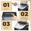 ZAFRO Countertop Ice Maker, Portable Self Cleaning Bullet Ice Maker with Handle, 9 Ice Cubes in 8 Minutes, 26Lbs in 24 Hours,  Black - 4 of 4