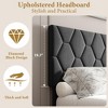 Garvee Upholstered Bed, Heavy-Duty Platform w/Wood Slats, No Box Spring/Noise-Free/Easy Assembly - 4 of 4