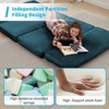 Mjkone Bean Bag Bed,Washable Soft Faux Fur Folding Floor Sofa Chair,Foam Filling Wall Couch，Floor Mattress - 4 of 4