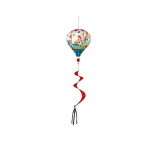Evergreen Fall Plaid Truck Animated Burlap Balloon Spinner - 1 of 4