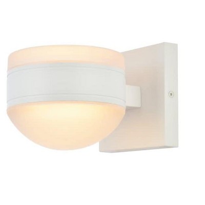 Elegant Lighting Raine Integrated LED wall sconce in white