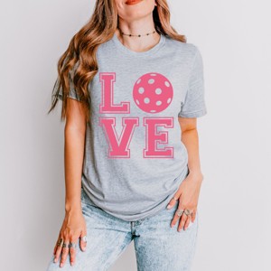 Simply Sage Market Pickleball Love Short Sleeve Tee - 1 of 4