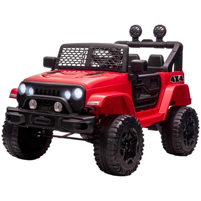 Red 12V Electric Battery Powered Off-Road Truck Toy