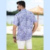 LA LEELA Men's Hawaiian Shirt Pocket Cruise - 4 of 4