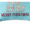 C&F Home Merry Christmas Seashells Aqua Pillow - 3 of 4