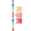 Teacher Created Resources® Watercolor Pennants Die-Cut Border Trim, 35 Feet Per Pack, 6 Packs - 3 of 3