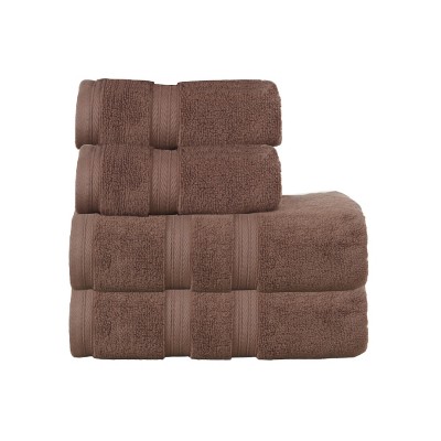 Home Weavers Elegance Essentials 550GSM 100% Cotton Zero Twist Super Absorbent Bath Towel Set