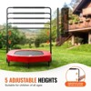 VEVOR Kids Trampoline, 56x36 inch Indoor Outdoor Trampoline, Foldable Mini Trampoline with Handle, Rebounder Trampoline for Toddlers - 4 of 4