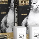 gray, with cat litter mat