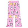 Hello Kitty Girls Fleece Pullover Sweatshirt and Ribbed Flare Leggings Outfit Set Toddler - 3 of 4