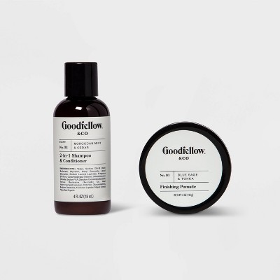 2 in 1 Shampoo & Conditioner, Finishing Pomade Hair Care Gift Set - 4oz - Goodfellow & Co™