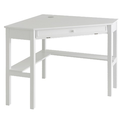 Corner on sale workstation white